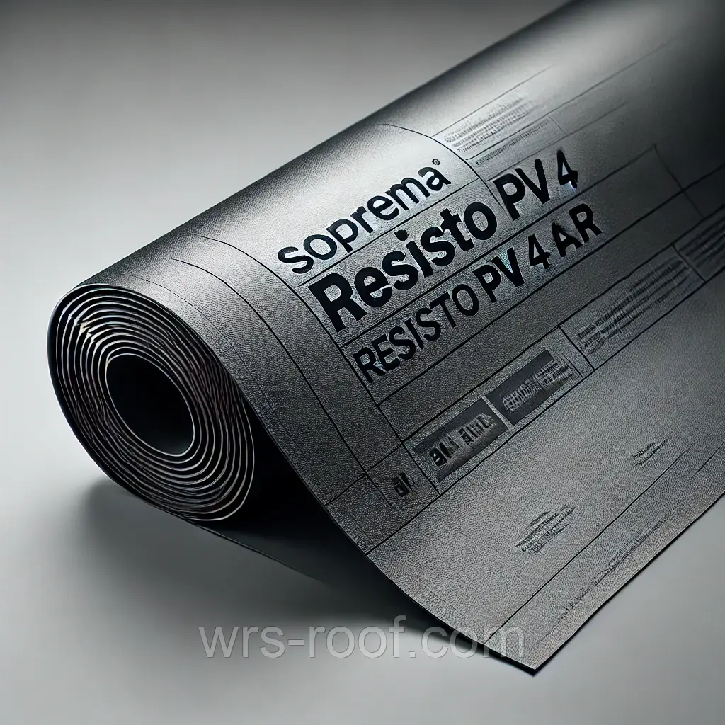 ОПТОВІ ПОСТАВКИ Полімерно-бітумна мембрана SOPREMA RESISTO PV 4 AR ПО УКРАЇНІ Полімерно-бітумна мембрана SOPREMA RESISTO PV 4 AR