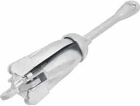 Надувна дошка Vidaxl Składana Kotwa, Srebrna, 4kg, Żeliwo Ciągliwe 94270