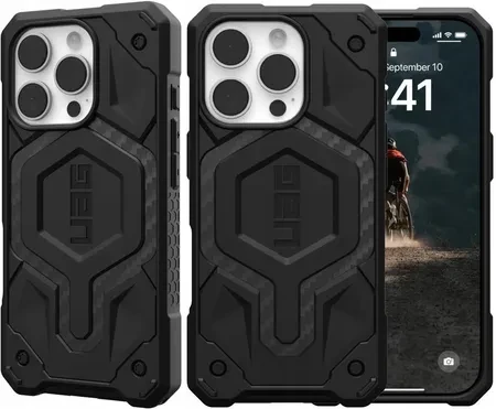 Чохол для телефону Uag Etui Monarch Do Apple Iphone 16 Pro Carbon Fiber Black