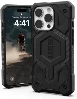 Чохол для телефону Uag Etui Monarch Do Apple Iphone 16 Pro Max Carbon Fiber Black