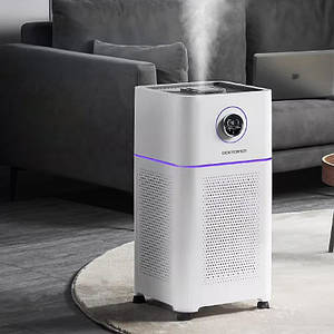 Потужний очищувач-зволожувач повітря 4-в-1 з УФ-лампою та іонізатором Doctor-101 Aello