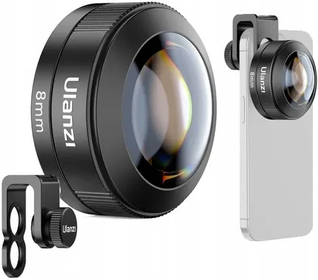 Аксесуар для смартфона Obiektyw 8mm FishEye Rybie Oko do Telefonu Smartfona Telefon / ULANZI CL-004 / F007