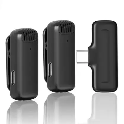 Аксесуар для смартфона Ulanzi Mikrofon Krawatowy Bezprzewodowy Podwójny Usb C Do Telefonu Smartfona, фото 3