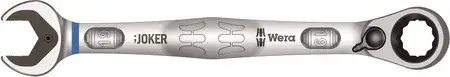 Динамометричні ключі Wera Joker Klucz płasko-oczkowy z grzechotką Switch 19mm 05020074001, фото 1