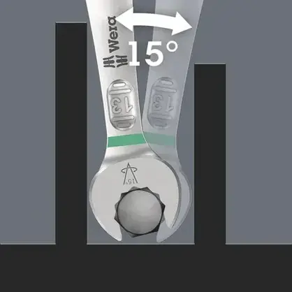 Ключ комбінований Wera Kluczy Set 10 5004178001, фото 4