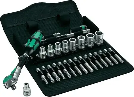 Ключ торцевий Wera Klucze nasadowe 5-13 mm 1/4 16 cz. z grzechotką Zyklop Speed 05004016001, фото 1