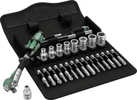 Ключ торцевий Wera Klucze nasadowe 5-13 mm 1/4 16 cz. z grzechotką Zyklop Speed 05004016001, фото 4