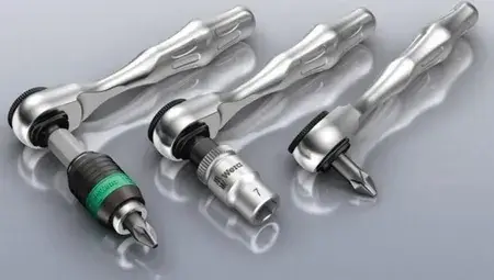 Набір інструментів Wera bity + grzechotka 38-częściowy Tool-Check Automotive (05200995001), фото 3