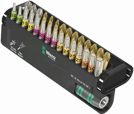 Набір інструментів Wera Bitów Bit-Check 30 Wood Tx Hf 1 Sb 30El 05057437001, фото 1