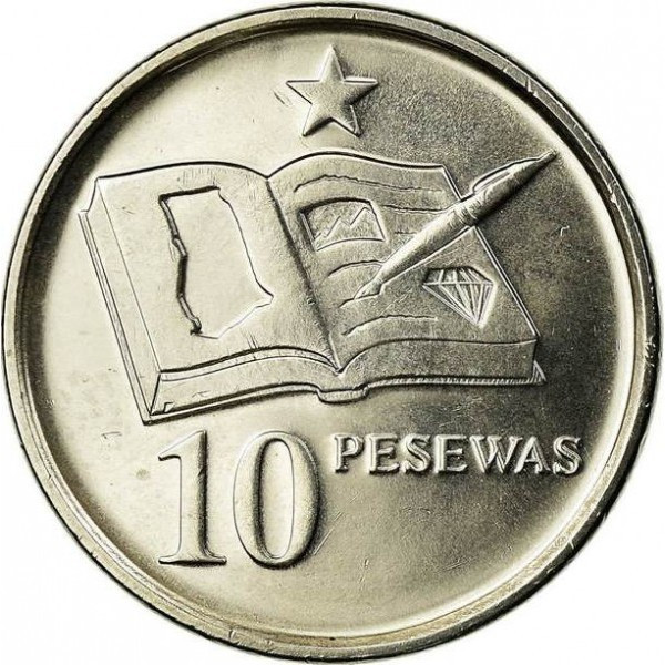 Гана 10 песів, 2007-2016 No3185