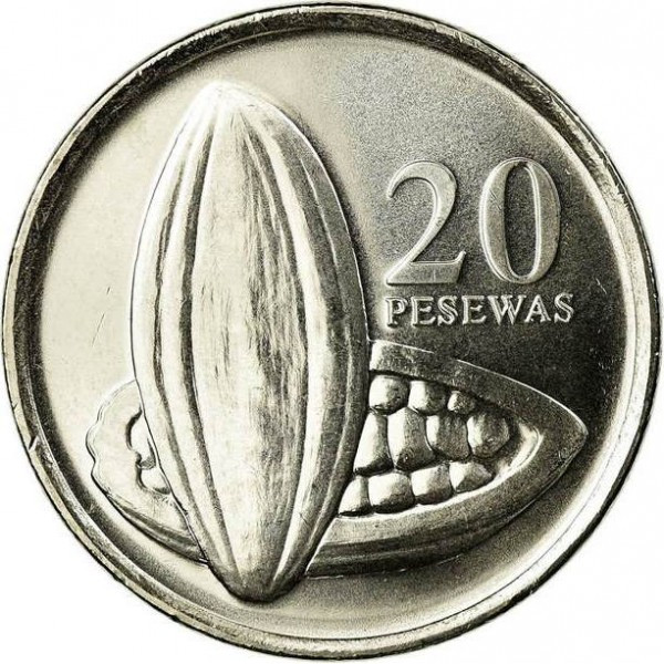 Гана 20 песів, 2007-2016 No3197