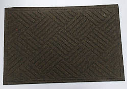 Килимок 90 х 60 см прогумований з ворсом болотний