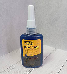 Фіксатор різьби для розбірних з'єднань, синій 50г СИЛА 951422 Luxprice