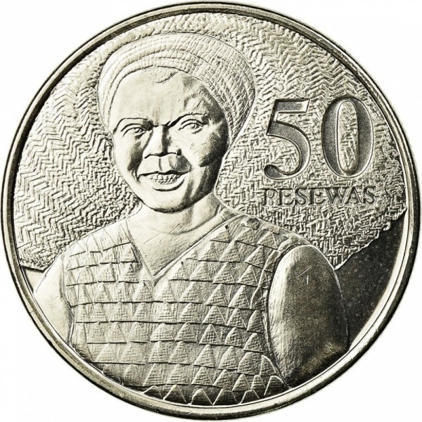 Гана 50 песів, 2007-2020 No2842