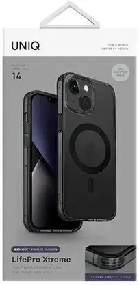 Чохол для телефону UNIQ etui LifePro Xtreme iPhone 14 6,1" Magclick Charging Black/smoke frost (236604), фото 5
