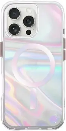 Чохол для телефону Uniq Etui Coehl Savon Iphone 16 Pro 6 3" Magnetic Charging Bubble Prism, фото 1