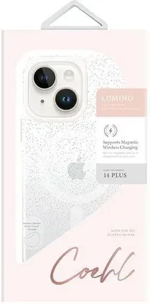 Чохол для телефону Uniq Etui Coehl Lumino Iphone 14 Plus 6,7" Srebrny/Sparkling Silver (274421)