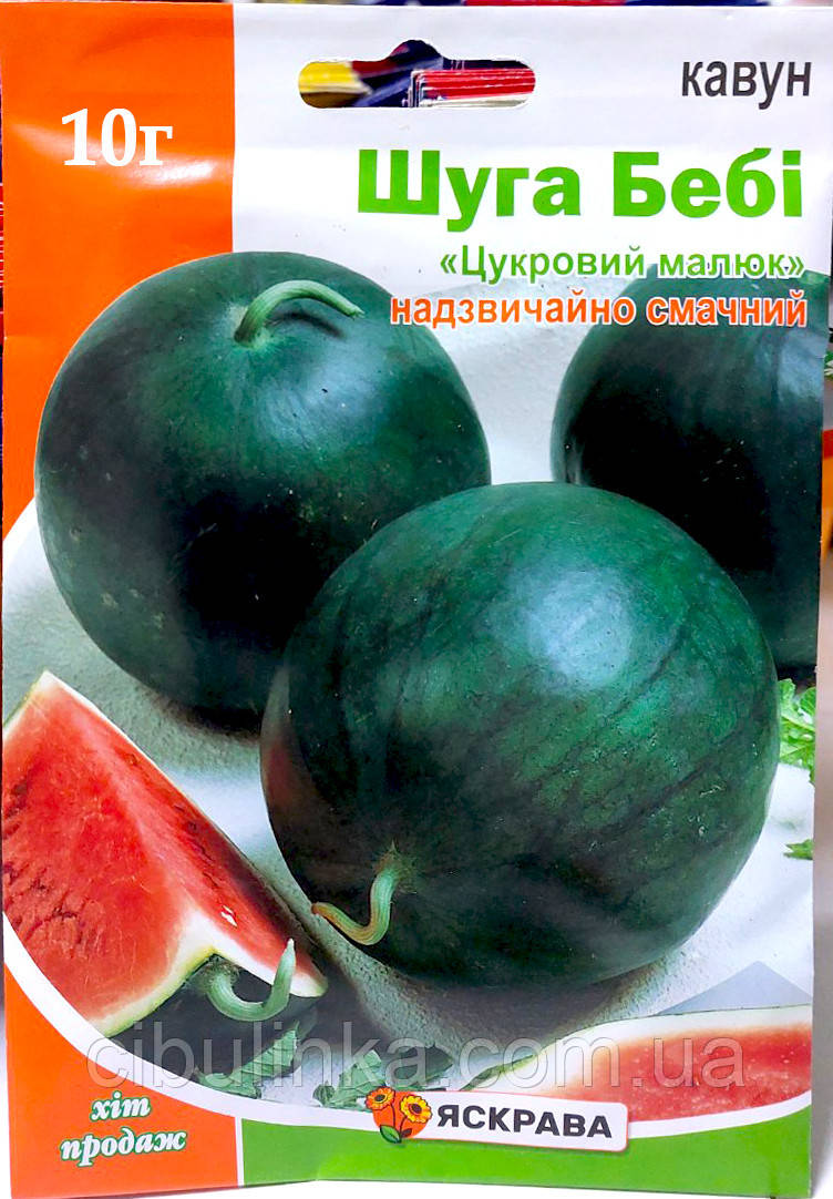 Кавун Шуга Бебі 10 г, фото 1