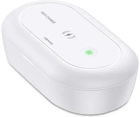 Зарядний кабель USAMS STERYLIZATOR UV Z ŁAD. INDUKCYJNĄ 10W White/WHITE ZB138XDJ01 (US-ZB138)