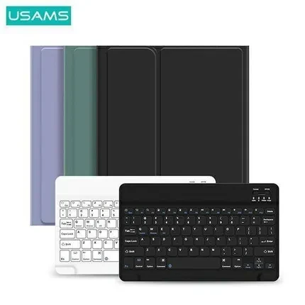Чохол для телефону Usams Etui Apple Ipad Air 10.9 2020 Winro Keyboard Biała Ip109Yru02 Green