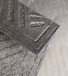 Килимок 90 х 60 см прогумований з ворсом сірий, фото 8