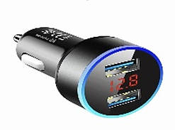 Популярний! Зарядний пристрій 2USB SUIT 12-24V/5V/3,1A Лідер з вольтметром - Лучшее качество только на