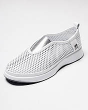 Туфлі перфоровані Krula 28217 36 білі шкіра