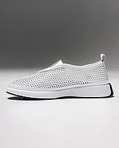 Туфлі перфоровані Krula 28217 36 білі шкіра, фото 4