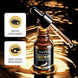 Олія касторова для росту вій SADOER Eyelash Growth Castor Oil, 15 мл, фото 2
