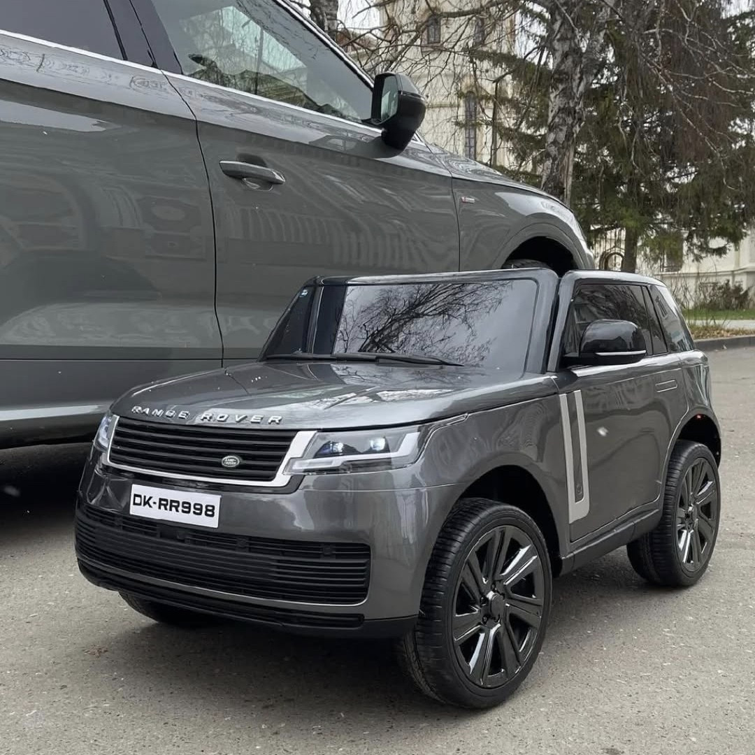 Дитячий електромобіль Range Rover (фарба, сірий колір, 140w, 12v), фото 1