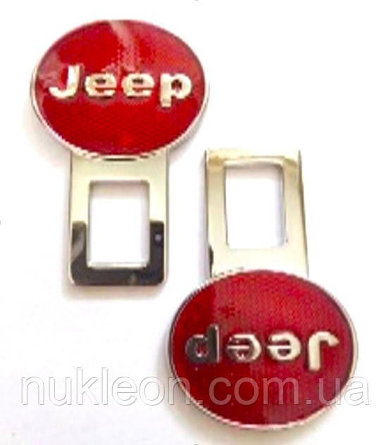 Популярний! Обманки ременю безпеки JEEP (2шт) — Найкраща якість тільки на Nukleon.com.ua, фото 1