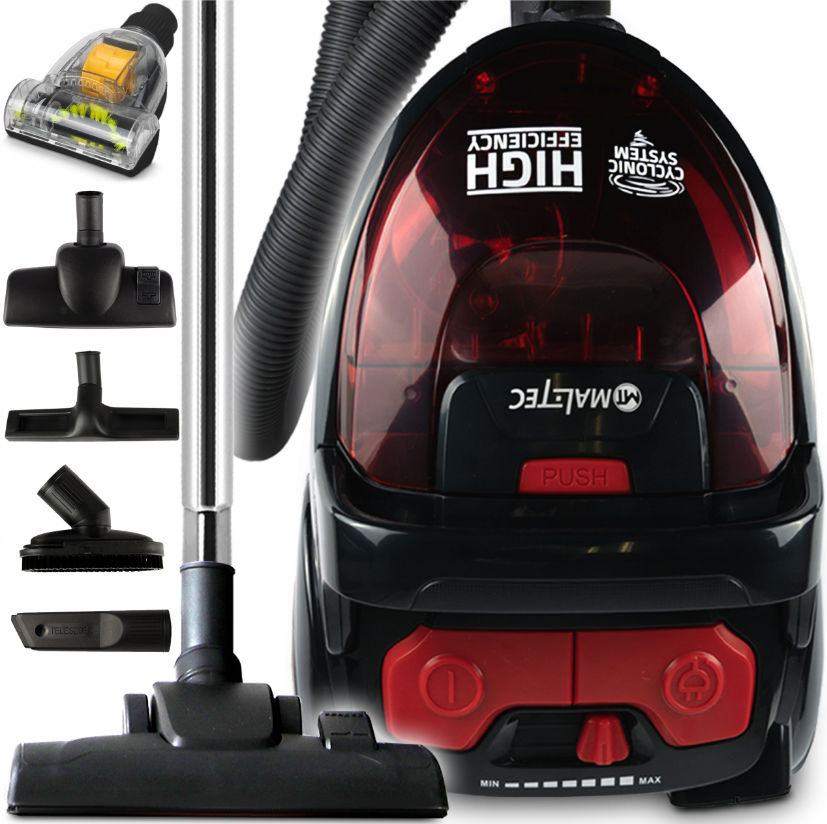 Пилосос безмішковий MalTec TURBO CYCLONE 4200Wt 12in1 (Польща), фото 1