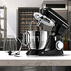 Тістоміс міксер планетарний MalTec 2200W Black (Польща), фото 5