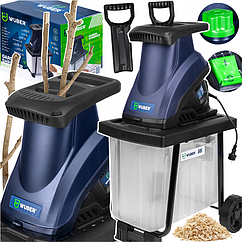 Подрібнювач гілок електричний Wuber 3000Вт 55л (Польща)