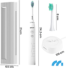 Ультразвукова зубна щітка Maltec Toothie X1 White (Польща), фото 2