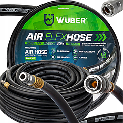 Шланг пневматичний до компресора 10м 10x17мм Wuber (Польща)