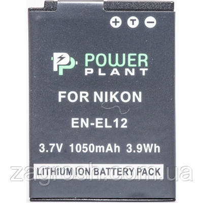 Promo Ціна! Акумулятор до фото/відео PowerPlant Nikon EN-EL12 (DV00DV1242) - тільки на ZaGrosh.com.ua, фото 1
