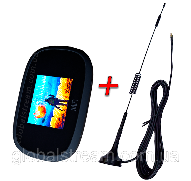 4G-LTE+3G WiFi роутер Verizon MiFi 8000 (8800) Cat 18 до 1.2 Гб/с (4400mAh) +антена на 7 db магніт