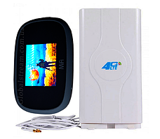 Комплект 4G LTE 3G Wi-Fi Роутер Verizon MiFi Novatel 8000L (8800) до 1.2 Гб/сек з антеною MIMO 2×9dbi Укр