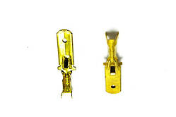 Популярний! Клема тато 6,3 мм до 2,5 квадрата, товщина 0,3 мм (300 шт.) — Найкраща якість тільки на