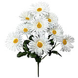 Штучні квіти букет білих ромашок, 40см, фото 2