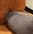 М'яка іграшка бобер із сумкою 70 см, фото 2