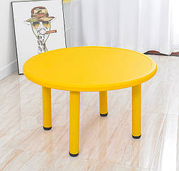 Дитячий круглий столик Terrio Жовтий