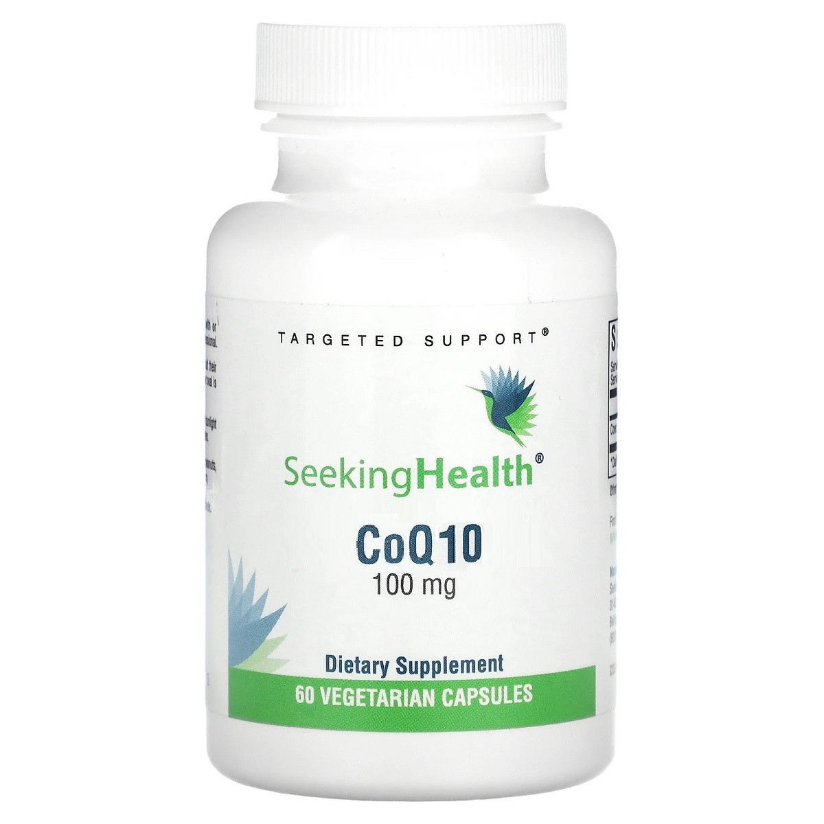 Коензим Q10, 100 мг, CoQ10, Seeking Health, 60 вегетаріанських капсул