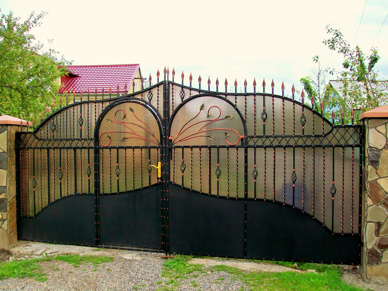 Ворота кованые Віка, Віка плюс 