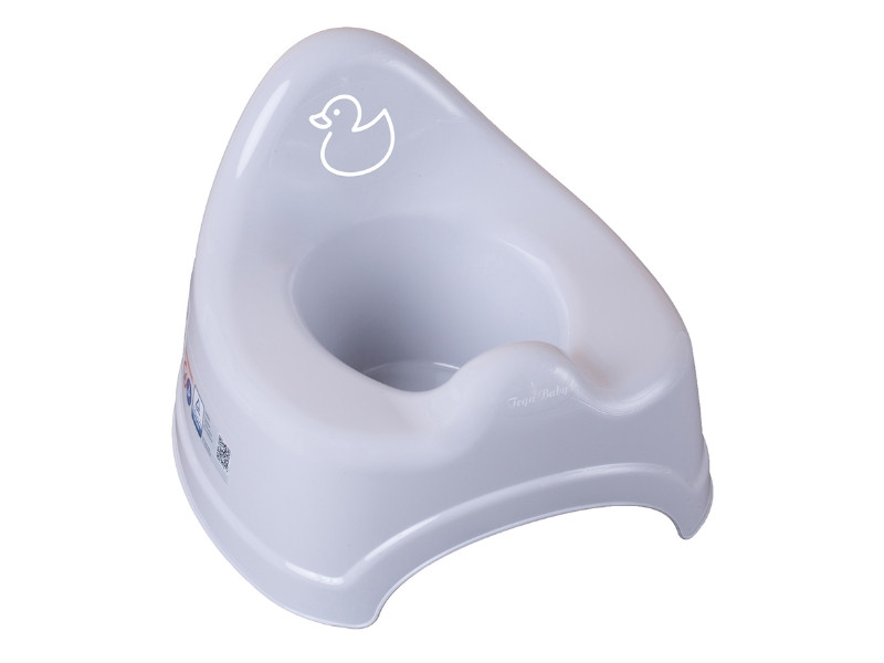 Горщик дитячий з музикою DUCK light gray, фото 1