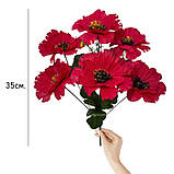 Штучні квіти букет маки великодні, 35см, фото 2