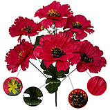 Штучні квіти букет маки великодні, 35см, фото 4