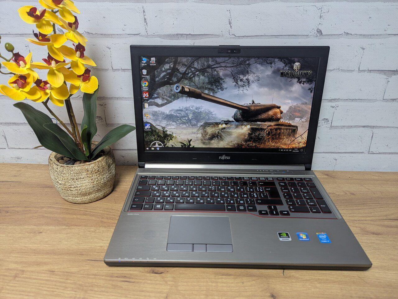 Б/в Ноутбук Б-клас Fujitsu Celsius H730 15.6" 1920x1080| Core i7-4810MQ| 24 GB RAM| 256 GB SSD| Quadro K510M 1GB