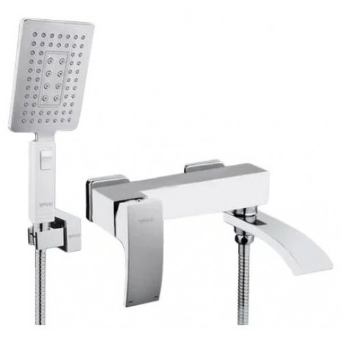 Змішувач для ванни GAPPO G3207-8 (білий/хром), фото 1